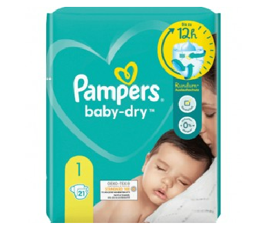 Pampers Baby Dry Größe 1 Newborn (2-5kg) 21 Stück