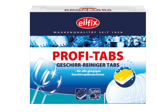 PROFI-TABS Kraftvolle Reiniger-Tabs für Haushaltsspülmaschinen