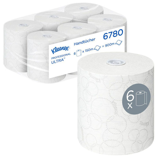 Kleenex® Ultra™ Handtücher, 2-lagig, Rolle, FSC®-Mix 6780