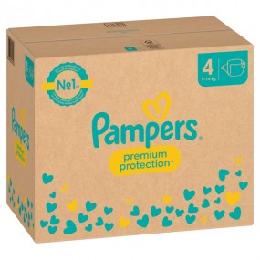 Pampers Premium Protect. Gr.4 Maxi Box 9-14kg 174 st, Monatsbox