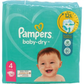 Pampers Windeln Baby Dry Größe 4 Maxi (9-14kg) 30Stk
