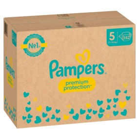 Pampers Premium Protect. Gr.5 Junior 11-16kg 152stk