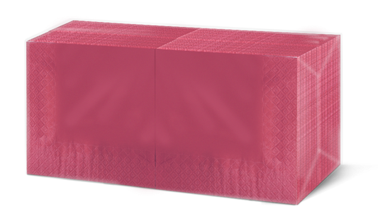 Servietten bourdeaux  24x24cm 2-lagig 1/4-Falz 250 Stk.