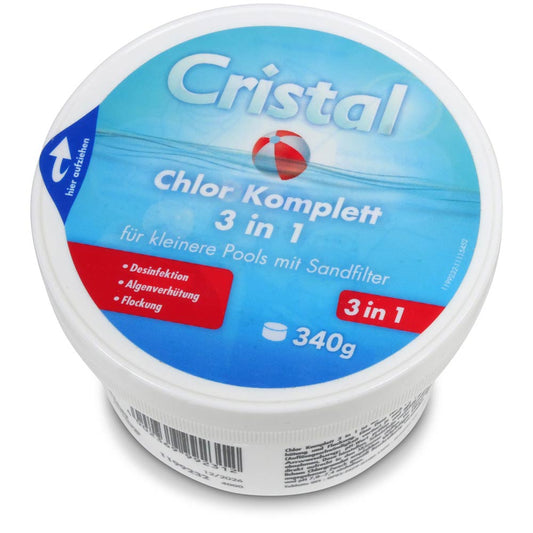 CRISTAL Chlor Komplett 3 in 1 (340g)