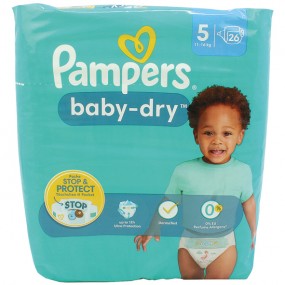 Pampers Windeln Baby Dry Größe 5 Junior (11-16kg) 26stk