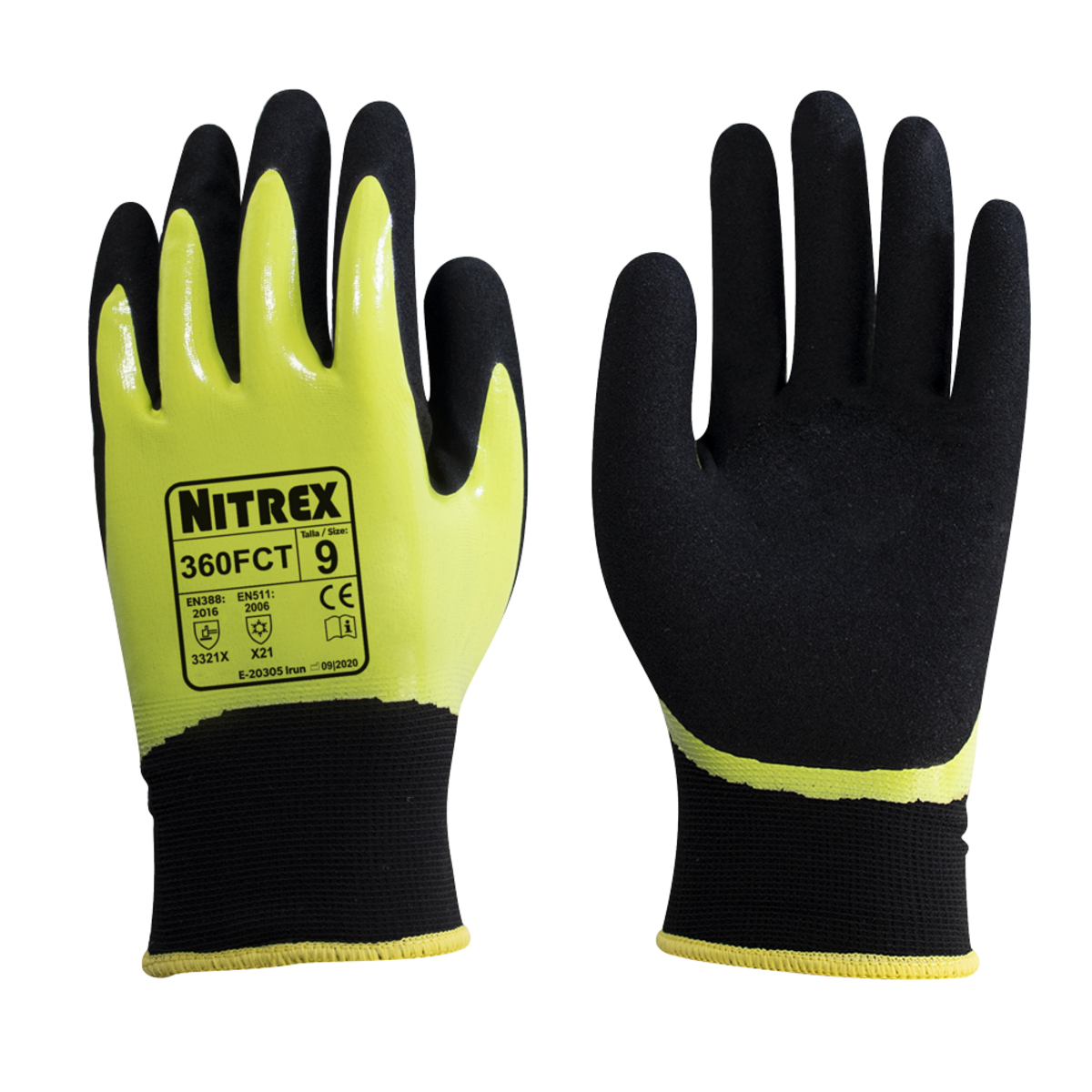 Unigloves Nitrex 360FCT Thermo-Arbeitshandschuhe Winter