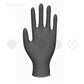 UNIGLOVES® PRO.TECT BLACK HD+ 100Stk Einmalhandschuh GRIP puderfrei, unsteril, extra