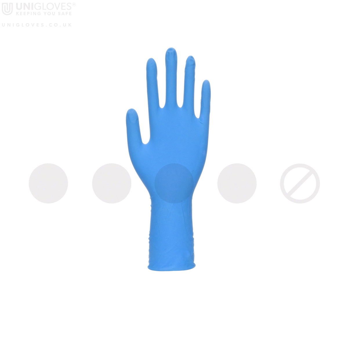 UNIGLOVES® PRO.TECT BLUE XHD+ 100Stk Einmalhandschuh GRIP puderfrei, unsteril, extra (Kopie)