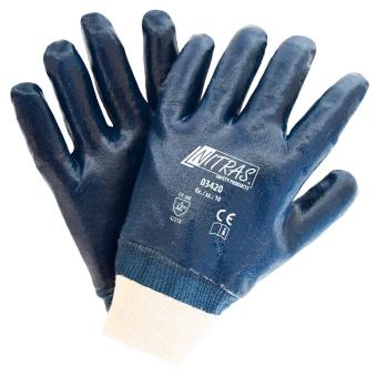 NITRAS Nitrilhandschuhe, Baumwoll-Jersey, naturfarben 03420