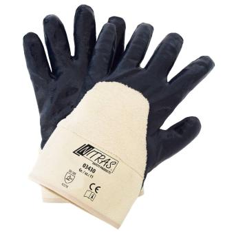 NITRAS Nitrilhandschuhe, Baumwoll-Jersey, naturfarben 03430