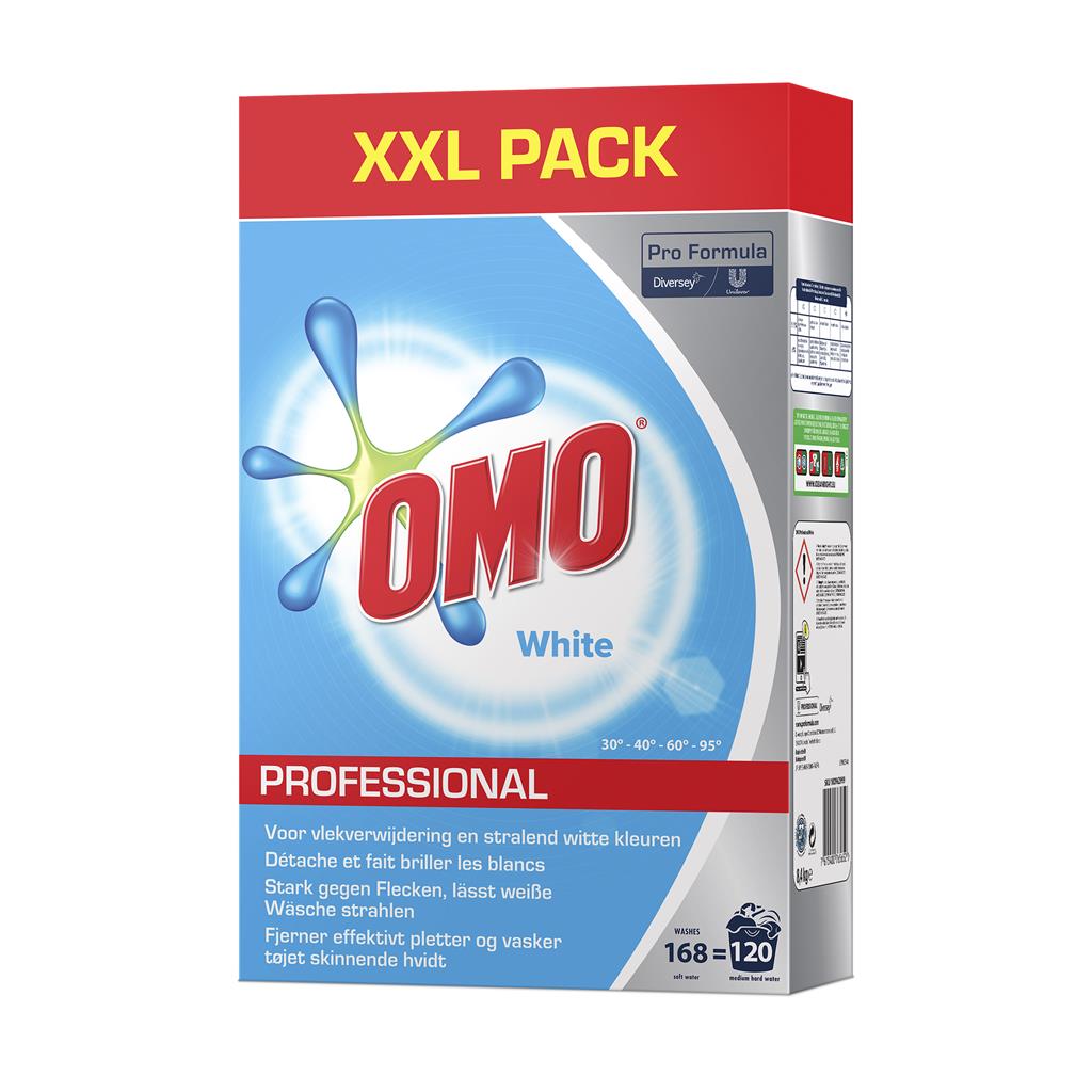 Omo Professional White 120W 8.4kg - Vollwaschmittel, Pulver