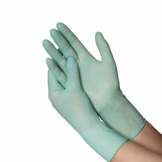 Med Comfort Style Aloe Latex Einweg Handschuhe Einmal Grün puderfrei XS-XL