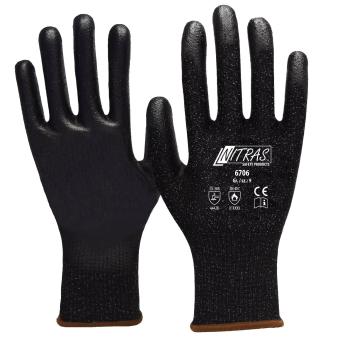 NITRAS Schnittschutzhandschuhe, Spezialgarn 6706
