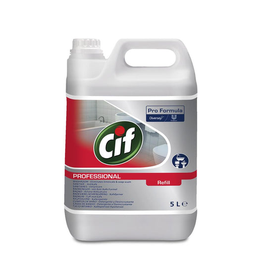 Cif Professional 2in1 Badreiniger 5L - Badreiniger mit Anti-Kalk-Formel