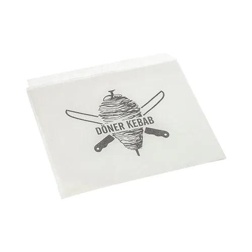 Döner-Kebab-Tüten 16 x 16 cm weiss 1000Stk