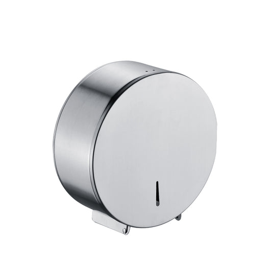 Toilettenpapierspender Spender Mini Jumbo  Edelstahl  mit Schlüssel Silber