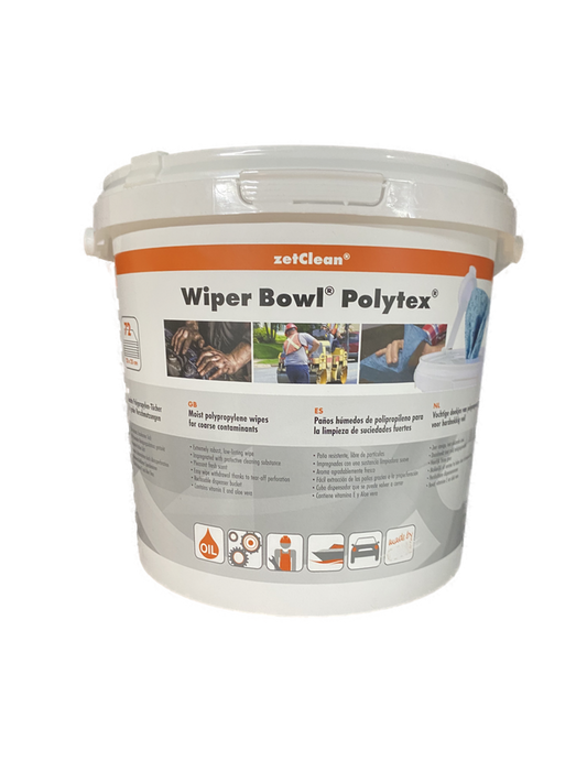 Wiper Bowl Polytex Reinigungstücher Putztücher Spendereimer Feuchttuch ZVG