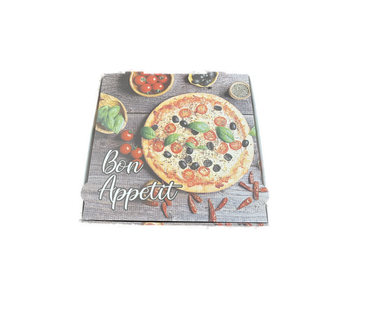 Pizzakarton 32x 32 x 4cm Bon Appetit 100Stk