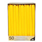 Leuchterkerzen Papstar 50 Stk. diverse Farben 2,2 cm · 25 cm