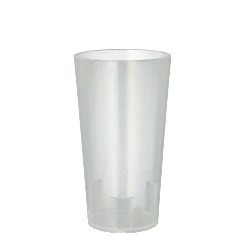 Mehrwegbecher 0,3 l Ø 7 cm · 13 cm transluzent unzerbrechlich Papstar 10 stk.