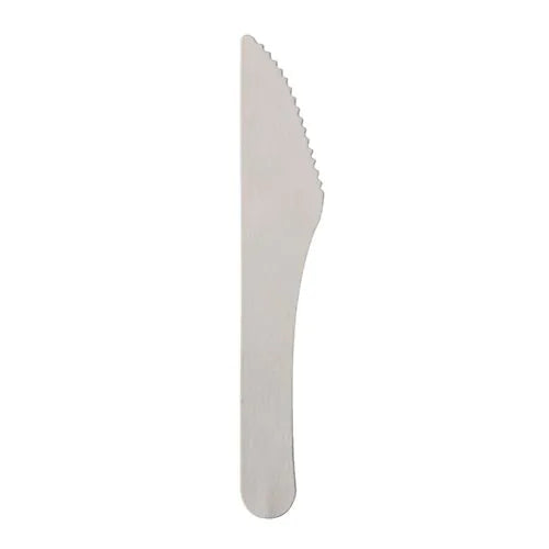 Messer, Papier "pure" 15,8 cm weiss 100stk Papstar