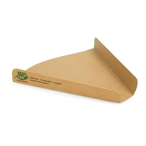 Pizza-Trays dreieckig extra groß, Pappe "pure" "100% Fair" 80stk