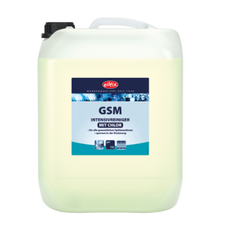GSM Intensiv-Reiniger flüssig –mit Chlor– für Geschirrspülmaschinen 12kg