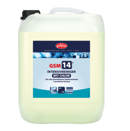 GSM 14® Intensiv-Reiniger flüssig –mit Chlor– für Geschirrspülmaschinen
