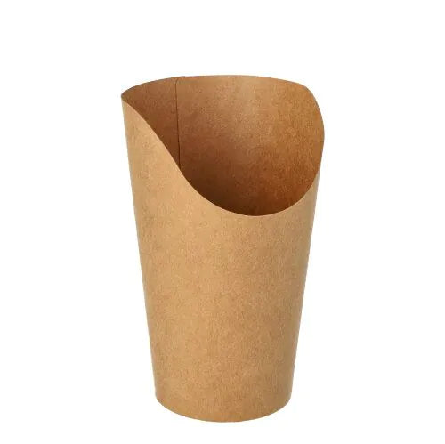 Wrap Cups, Pappe 470 ml 13,4 x 6 x 8 cm braun 50stk
