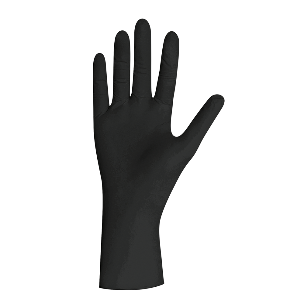 Einmalhandschuhe Uniprotect Nitril Black S-XL Puderfrei Schwarz Einweg 100 Stk. Unigloves