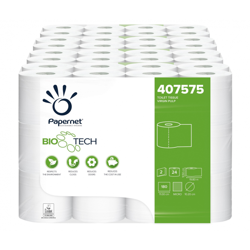 camping toilettenpapier Papernet Camping Toilettenpapier BIO TECH 2-lagig / 180 Blatt / selbst – AS  Hygiene