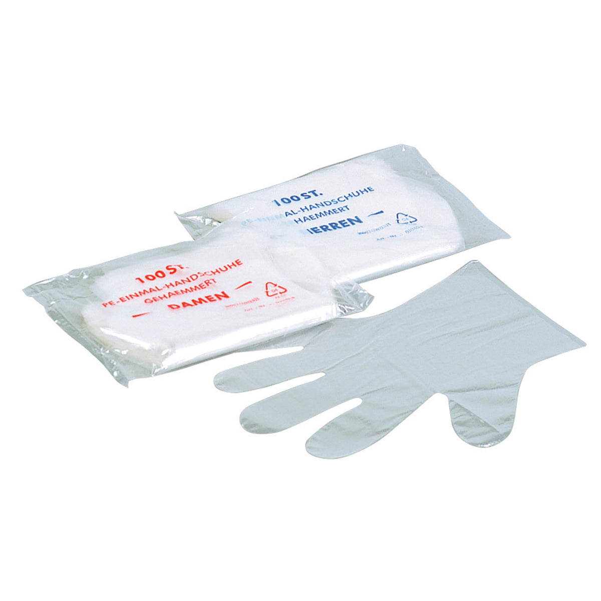 UNIGLOVES UNIGLOVES POLYETHYLEN-HANDSCHUH, TRANSPARENT PE 100Stk. – AS Hygiene